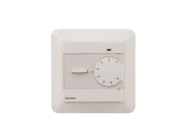 Multireg termostat 4 funk 3600W x 25 stk 25 pk Hvit  RAL 9010